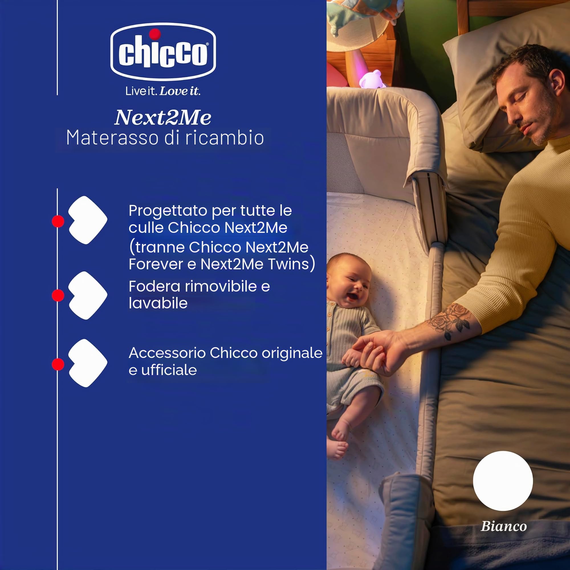 Chicco, Materasso per culla standard Next2Me