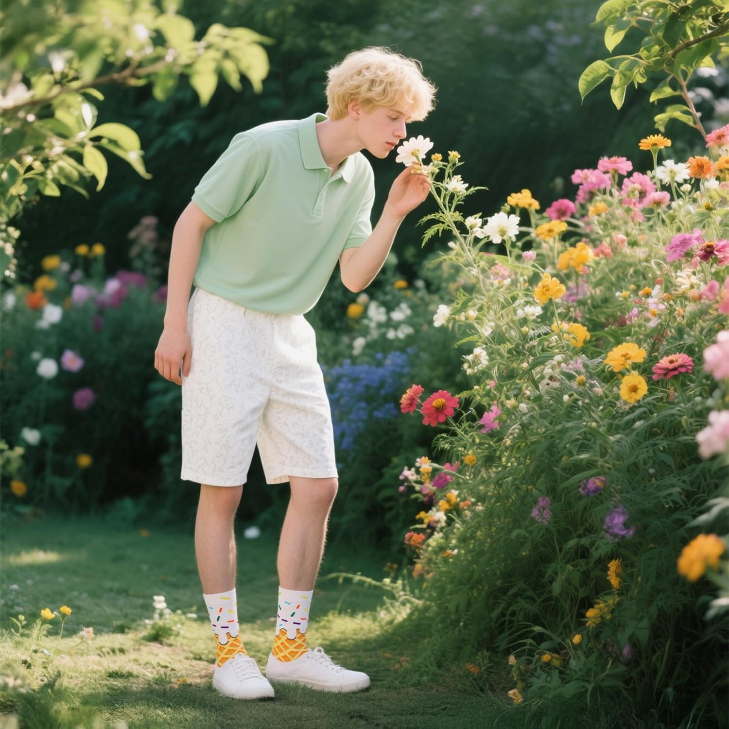 YOYOU Cute Crew Socks for Women, Funny Patterned Novelty Sock - Image 3