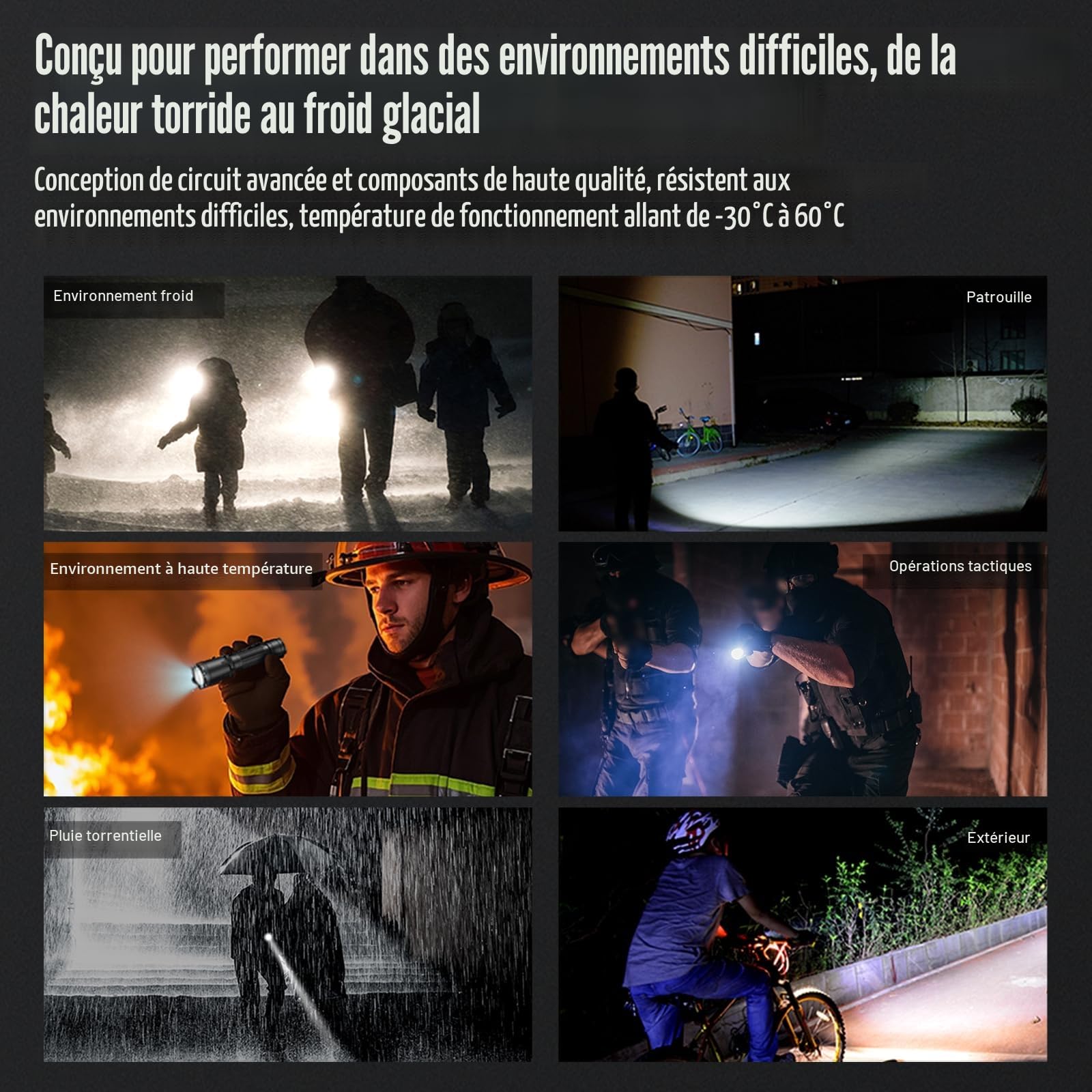 klarus XT11GT Pro Ultimate Control Control à double commutateur Lampe de poche tactique avec 3300 lumen, faisceau de 380 mètres, IPX8 imperméable pour le camping, la randonnée et les urgences
