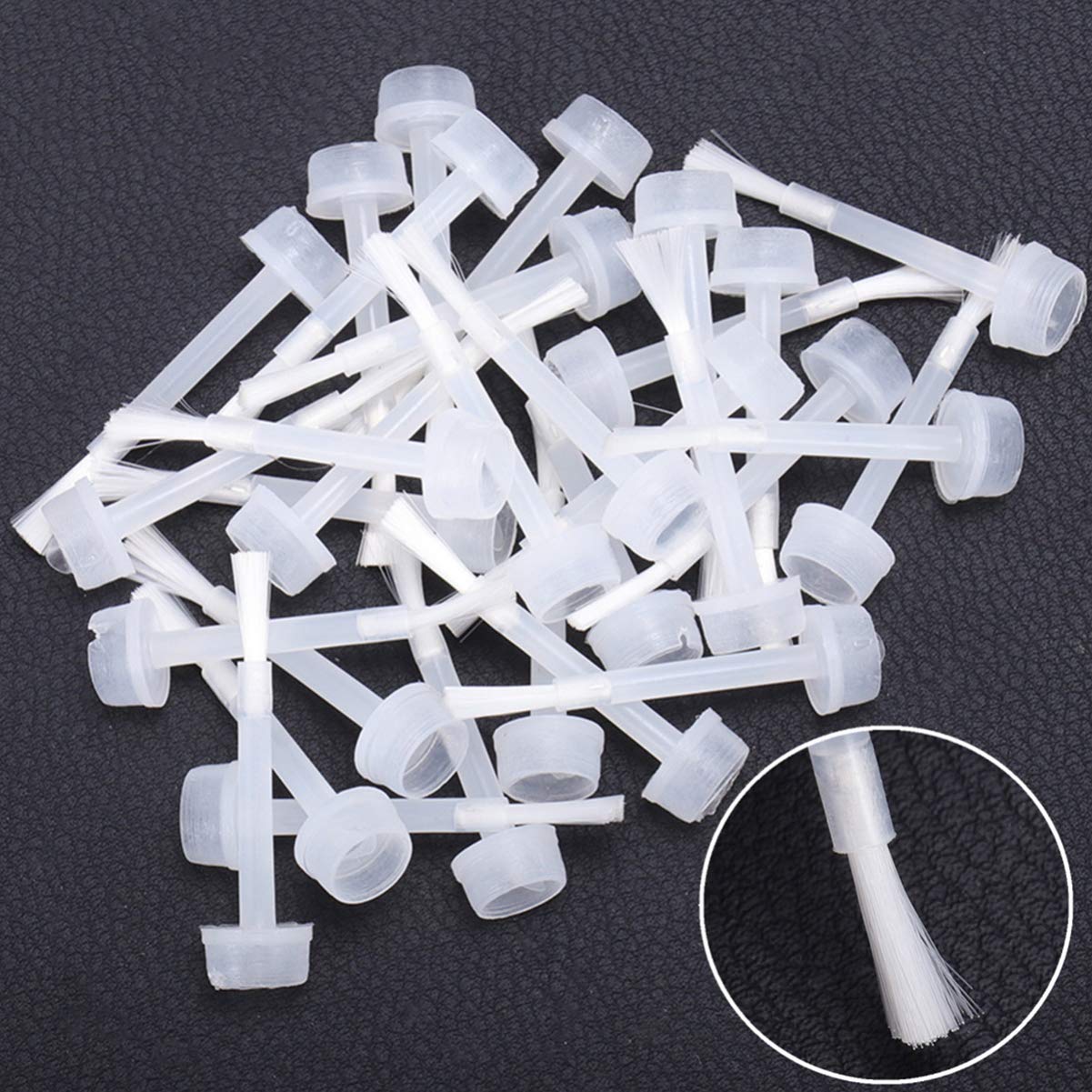 Housoutil 1200pezzi Pennelli Sostitutivi Per Unghie Pennelli Per Applicazione Liquido Strumenti Per Manicure Professionali e Personali Di Accessori Per Unghie Morbidi e Facili Da Usare