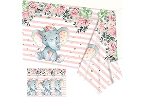 Baby Shower Elephant Tablecloth