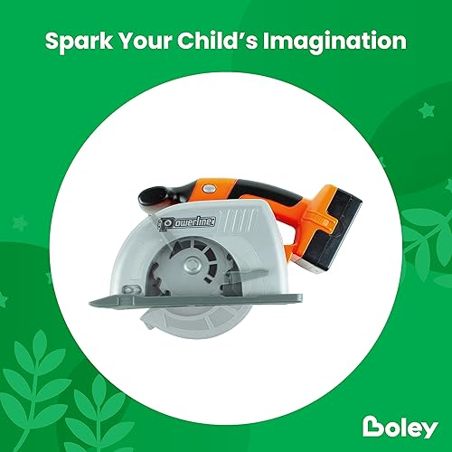 Miniatura 3 de Boley Sierra circular motorizada  1 paquete de herramientas eléctricas para niños con sonidos realistas  Juego de herramientas para niños pequeños y