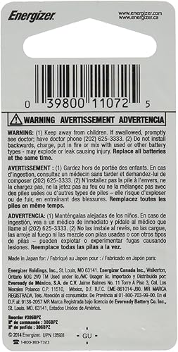 Miniatura 2 de 10 baterías 386301 para Energizer Watch SR43SW SR43W SR43W