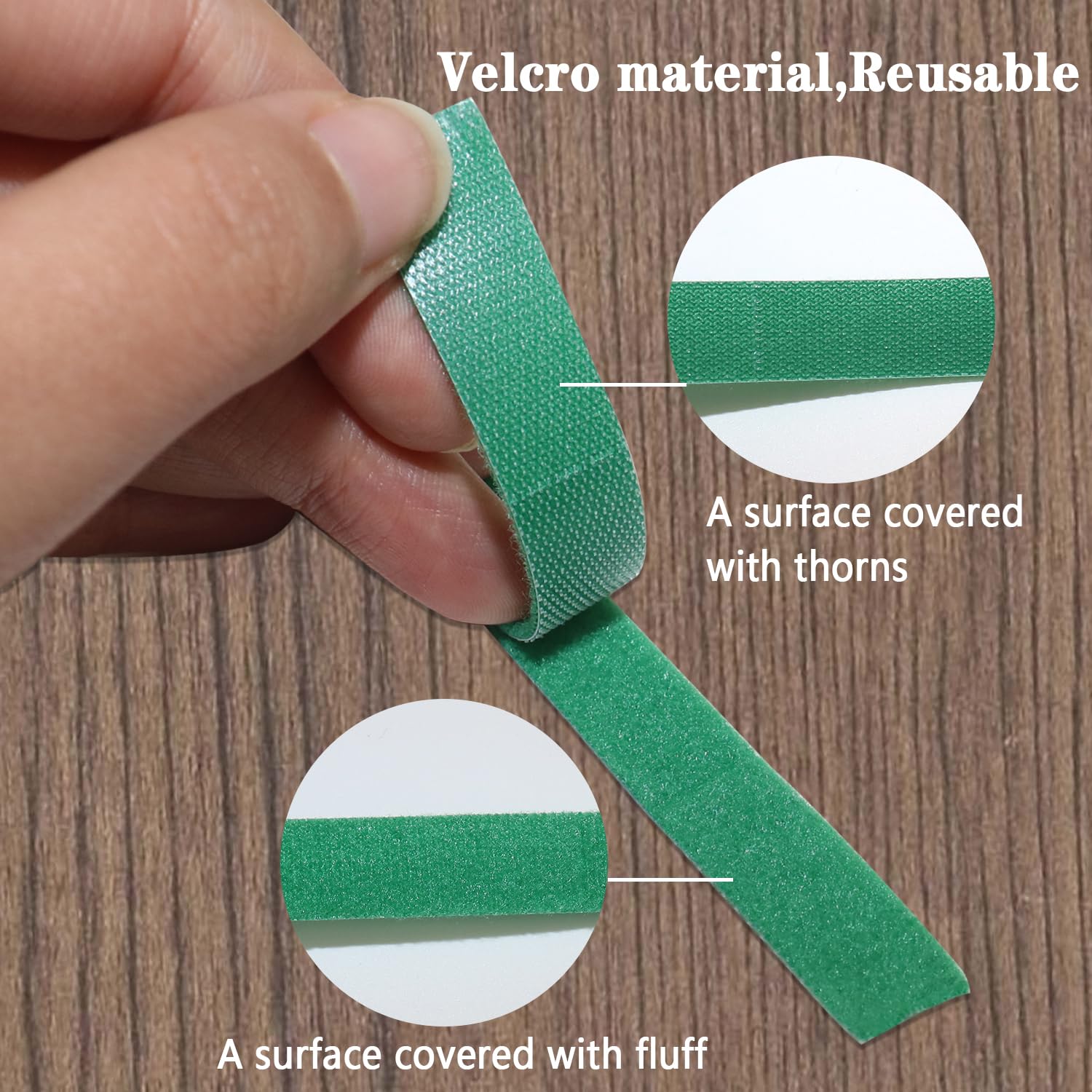 4PCS Garden Tape Plant Tie 65ft, Green Tape Plant Tie Holiday Decoration Ties - Image 4