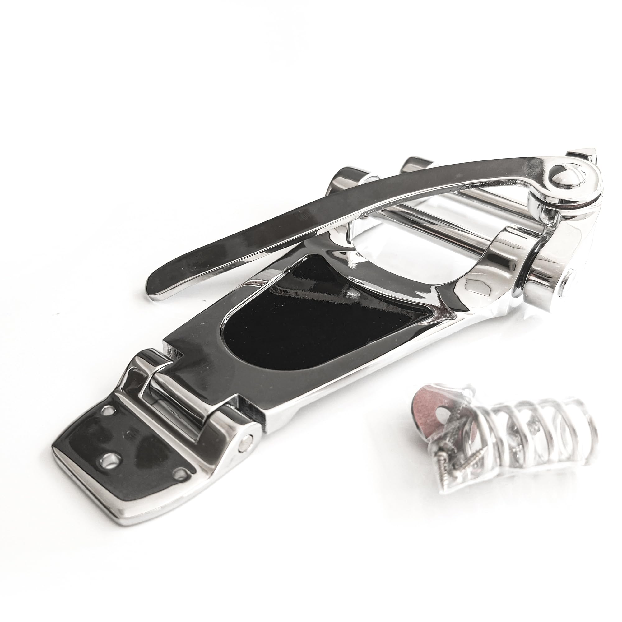 Guitar Bridge Tremolo System Bridge Vibrato Tailpiece Chrome B70 for Gibson ES-335 and Heritage H-535 Electric guitars Replacement parts (Chrome)
