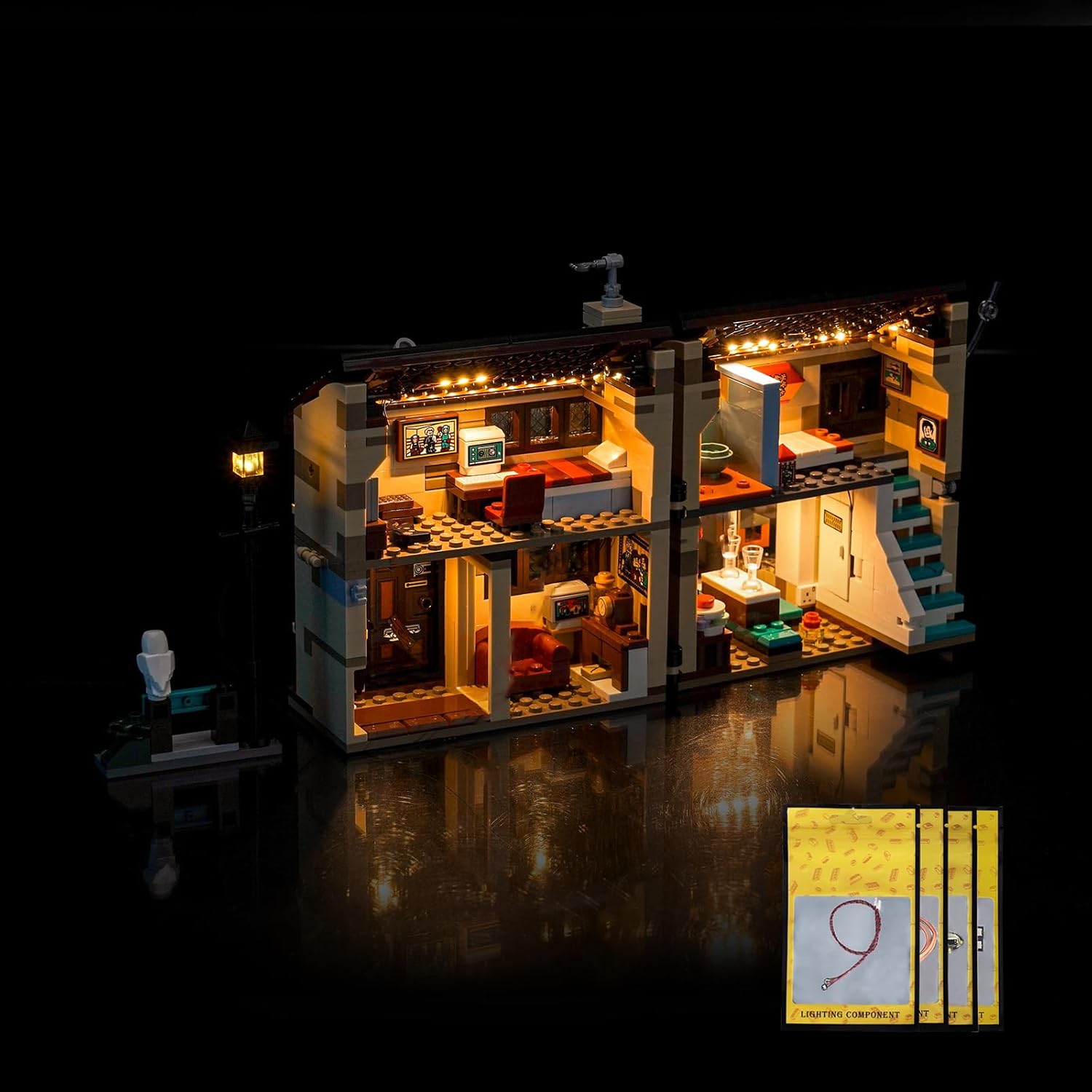 LED Lighting Compatible with Lego 76451 Privet Drive: Aunt Marge's Visit，Light Kit Compatible with Lego 76451, NOT Included The Model Set - JUST Lights