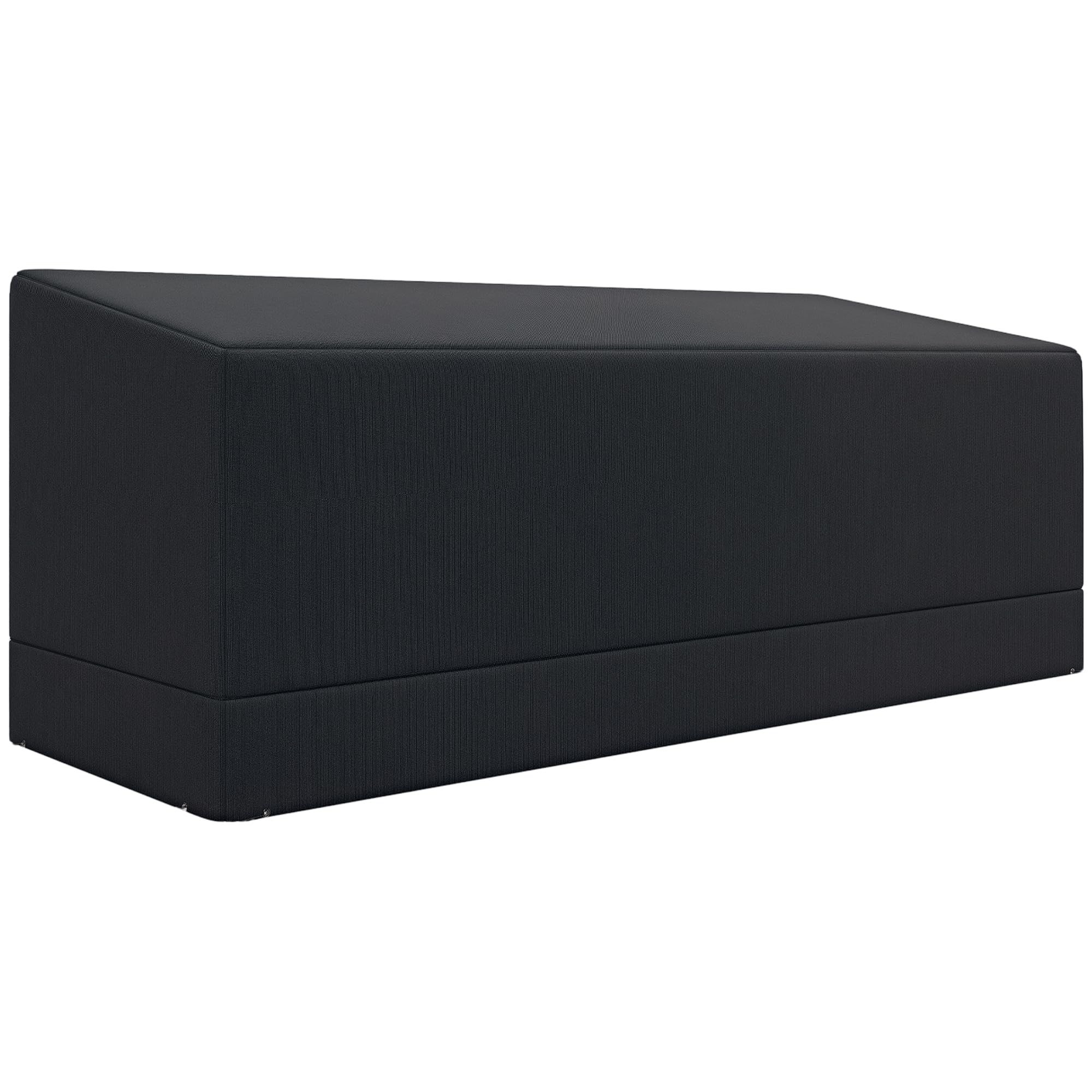 Outsunny Rectangular Patio Furniture Cover - Black - 190 x 72 x 76cm
