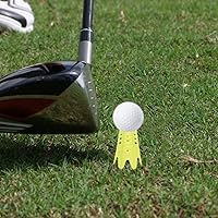 Vista 5 de Tees de golf de plástico, tees de simulador de golf para el hogar, tees de golf para exteriores e interiores, simulador de práctica y entrenamiento