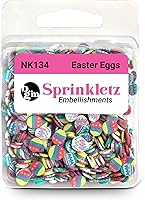 Vista 7 de Buttons Galore Sprinkletz - Piezas de arcilla polimérica para bricolaje, adornos de manualidades, 1.500 onzas, primavera y verano (pelota de juego)