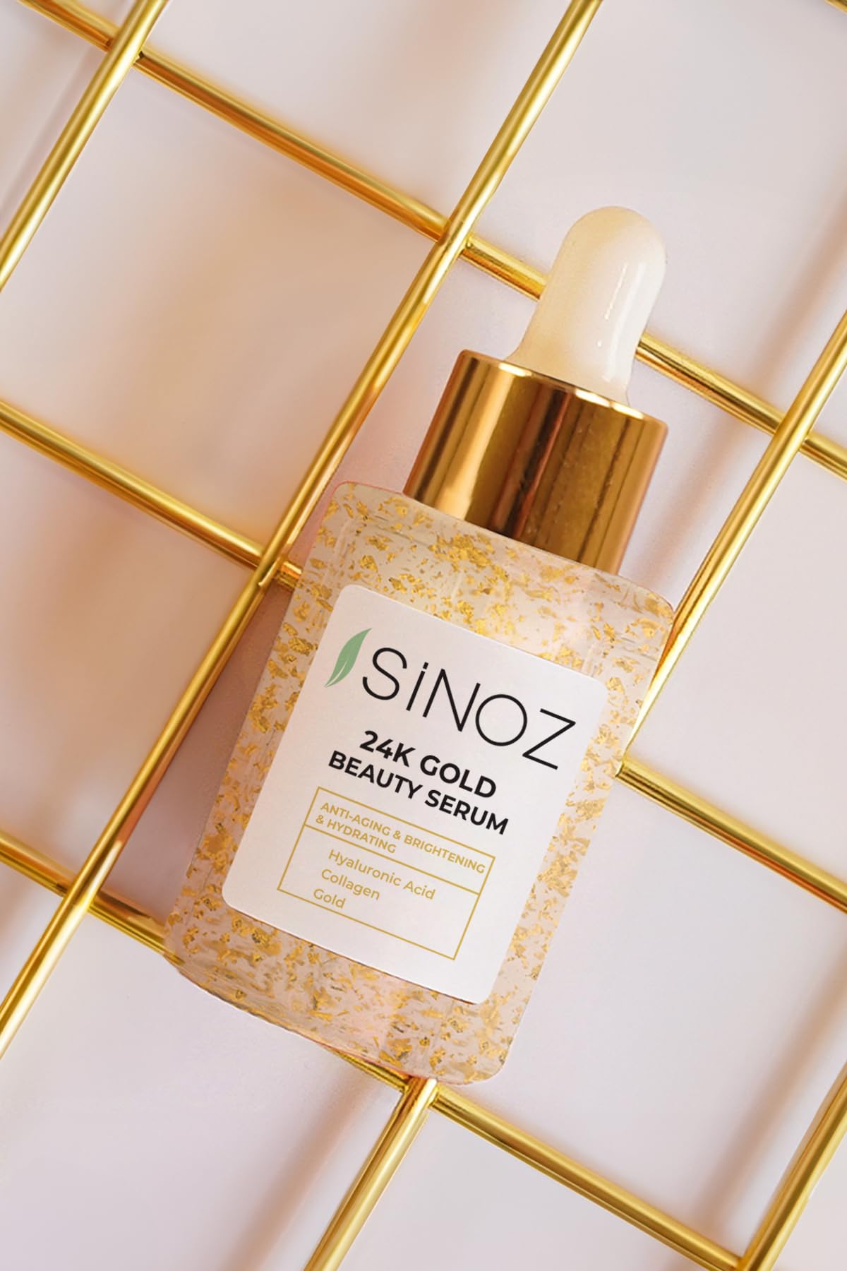 SINOZ 24K GOLD BEAUTY SERUM.30ML - Image 2