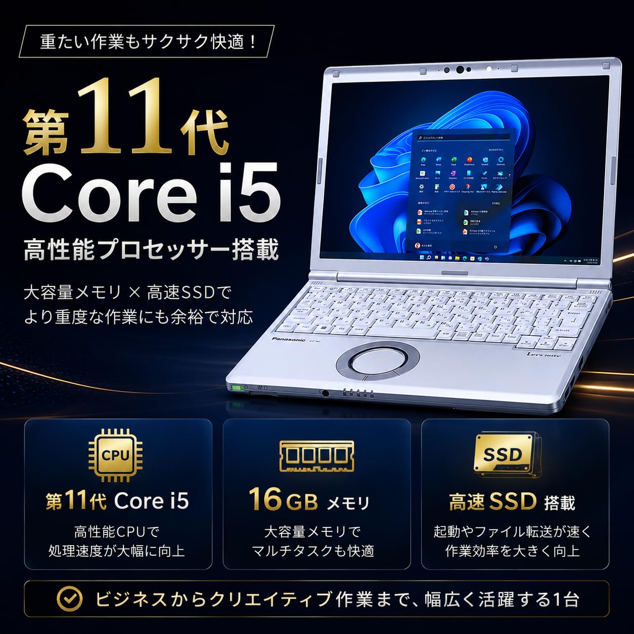Amazon.co.jp: 【整備済み品】軽量小型ノートパソコン Let`s note CF