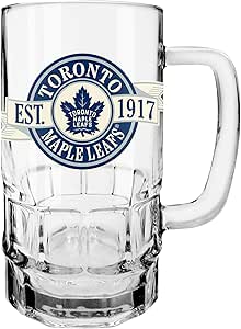 Inglasco NHL Toronto Maple Leafs Banner Beer Stein Mug with Handle, 18-Ounce