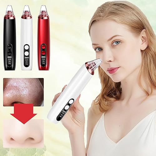 Miniatura 4 de Aspiradora de poros removedor de puntos negros, ventosa de poros faciales, herramienta extractora de comedones eléctrica para acné, extractor de