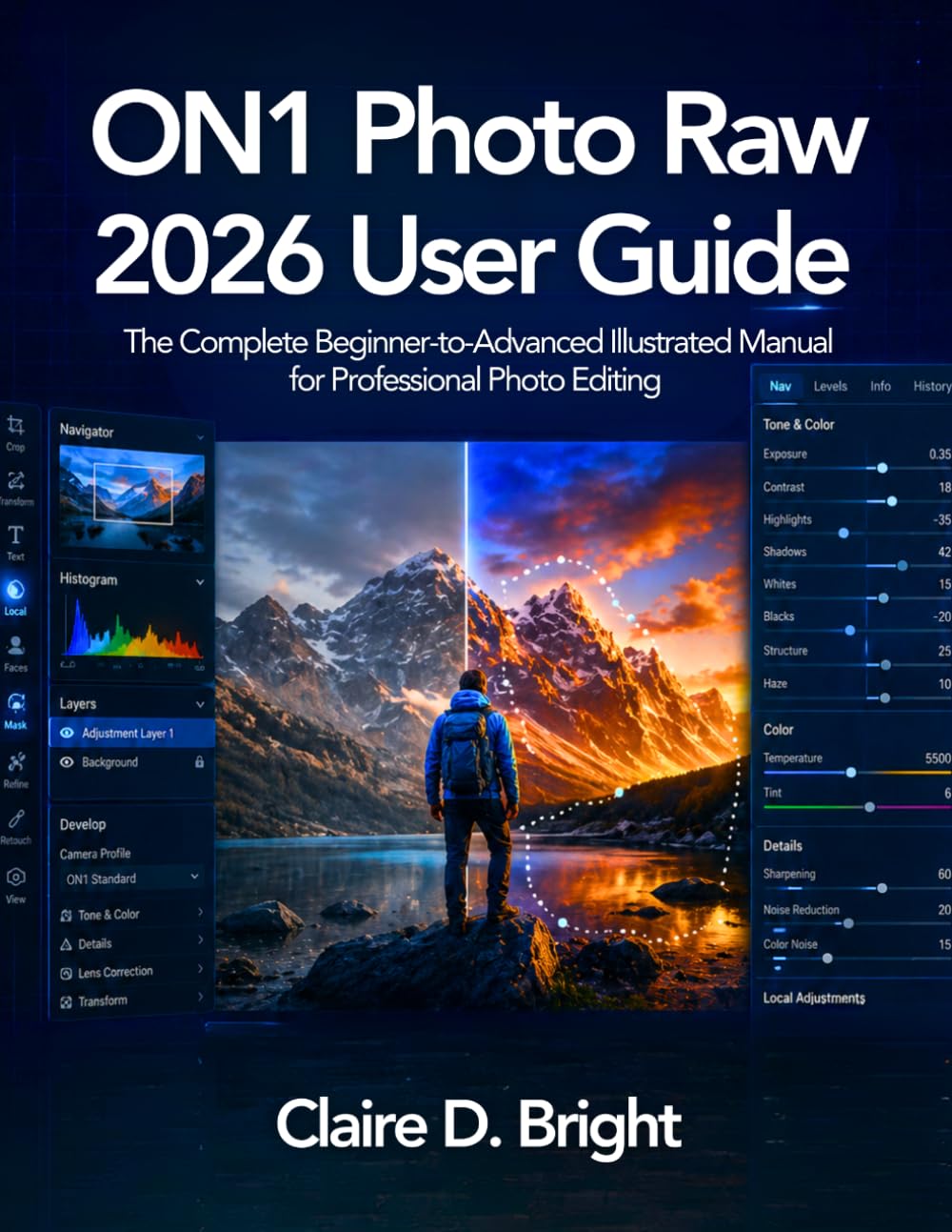 ON1 Photo Raw 2026 User Guide: The Complete Beginner-to-Advanced Illustrated Manual for Professional Photo Editing