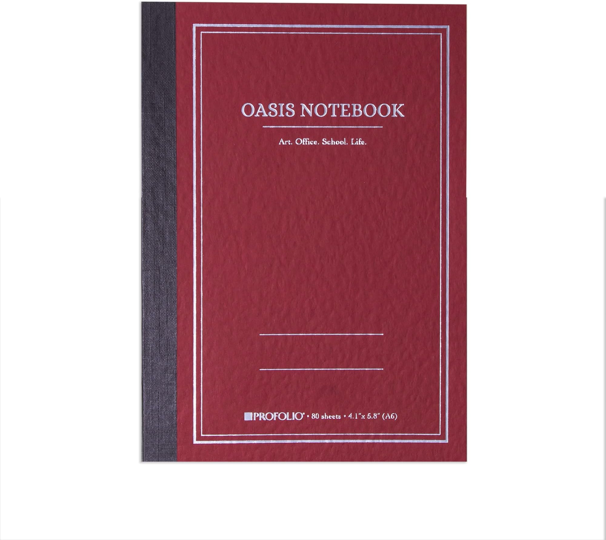 ProFolio by Itoya, Oasis Notebook - Small A6 , Brick Red