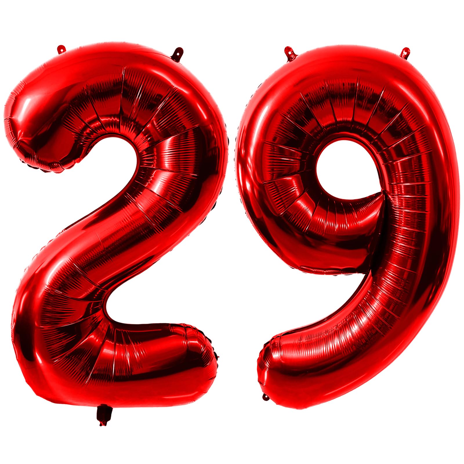 40 Inch Red Number 29 Balloons, Red 29 Balloon, Red Large Foil Number 92 Balloons, Birthday Wedding Anniversary Party Decoration Graduation Ceremony digital Decorations โ image 1
