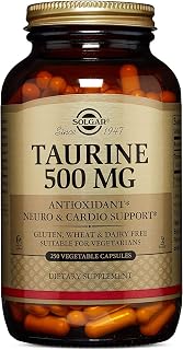Solgar - Taurine 500 mg Vegetable Capsules 100 Count