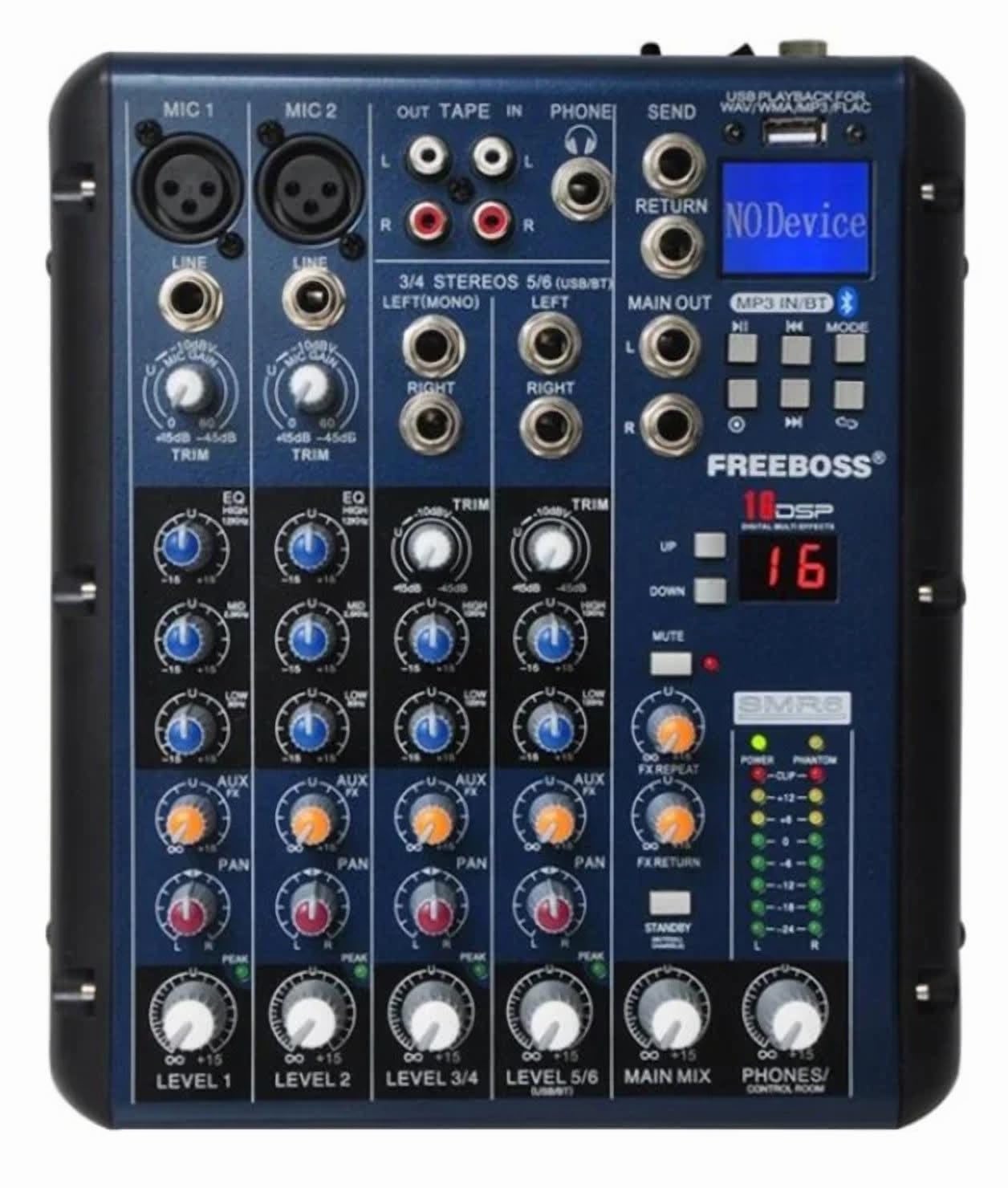 Amazon.com: CMX Audio MX6U Professional 6-Channel Mixing Console