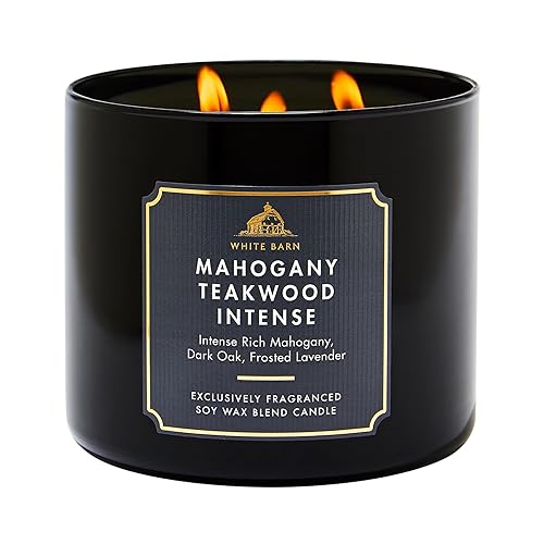 Bath & Body Works Mahogany Teakwood Intense 3-Wick Candle -