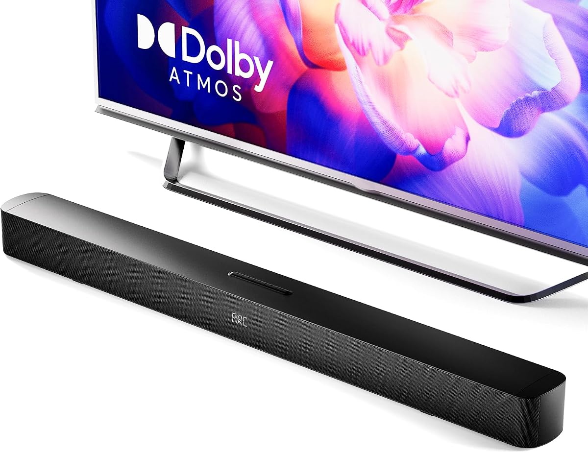 Soundbar, 2.1 Speaker with Dolby Atmos, 190W Six Speakers 37 inch Sound Bars for TV, Bluetooth & HDMI-ARC Surround Sound System with HDMI-ARC/Optical/AUX/Bluetooth Connection