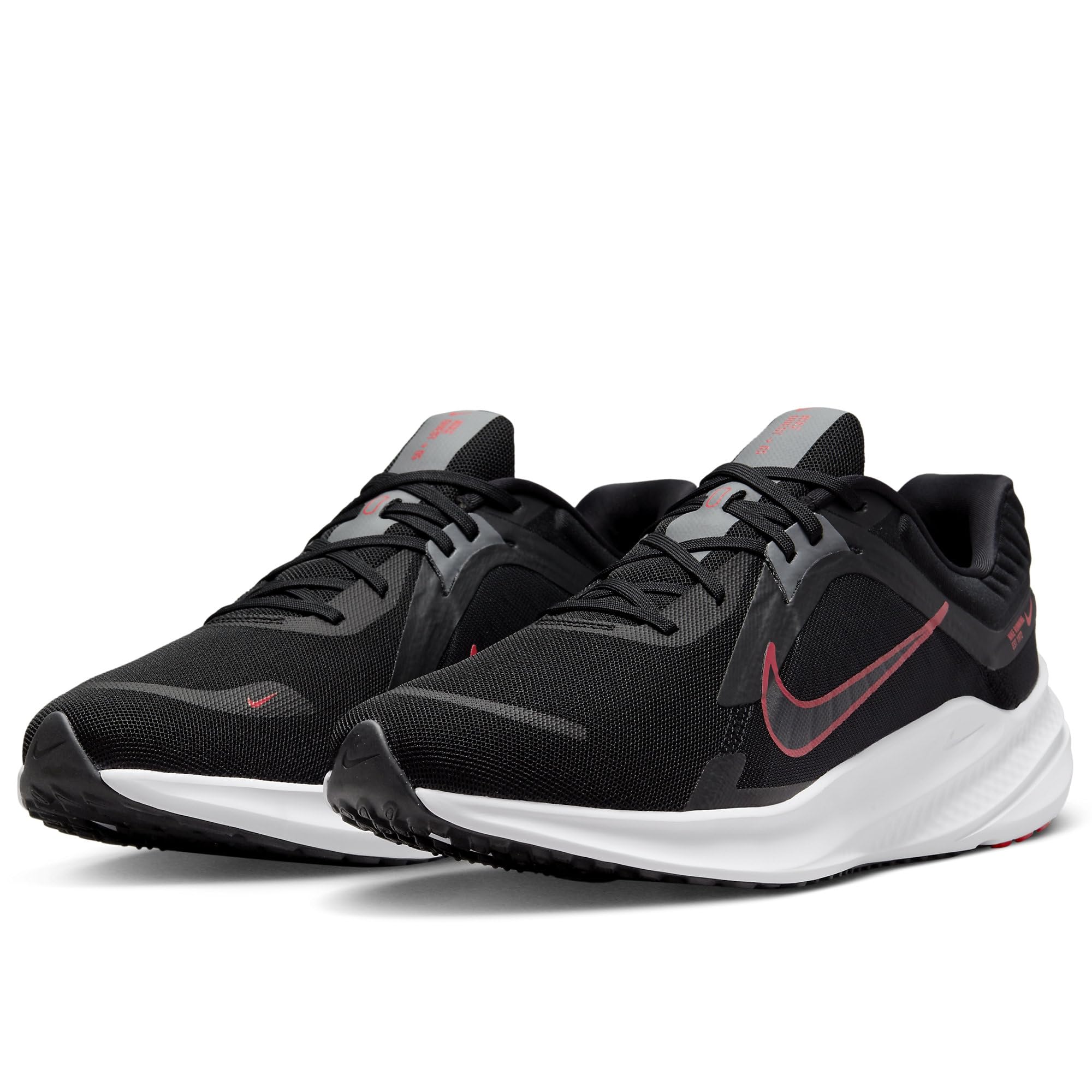 Nike Men's Gymnastics Shoes Sneaker, Black University Red Smoke Grey, 9.5