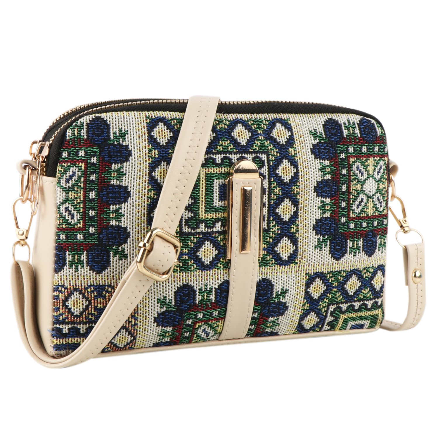 Jute Fabric Sling Handbag for Women and Girls | Stylish Ethnic & Casual Crossbody Side Bag Purse-picture-57