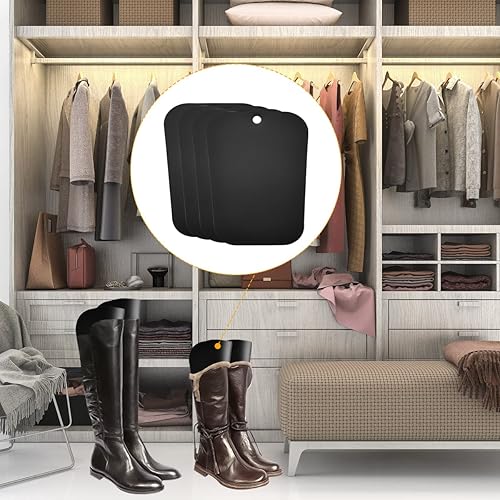 Miniatura 6 de Enenes Insertos para moldear botas, 12 hojas (6 pares), soporte para moldeador de botas para mujeres y hombres (12 pulgadas, negro)