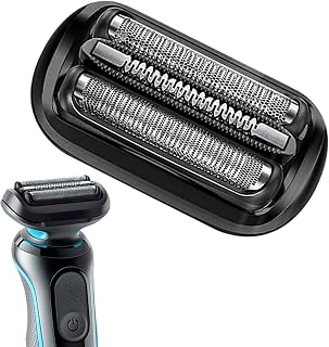 53B Series 5/6 Razor Replacement Head Blade Fit for Braun Series 5/6 Foil and Cutter Electric Shaver Replacement Head Easy Attach for Model 5020s, 5018s, 5050cs, 6020s, 50-R1000s 50-B1300s 50-B7000cc