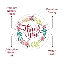 Clickedin - 100 Pieces Thank You Stickers Envelop Seal and Small Business Tags and Stickers gallery image