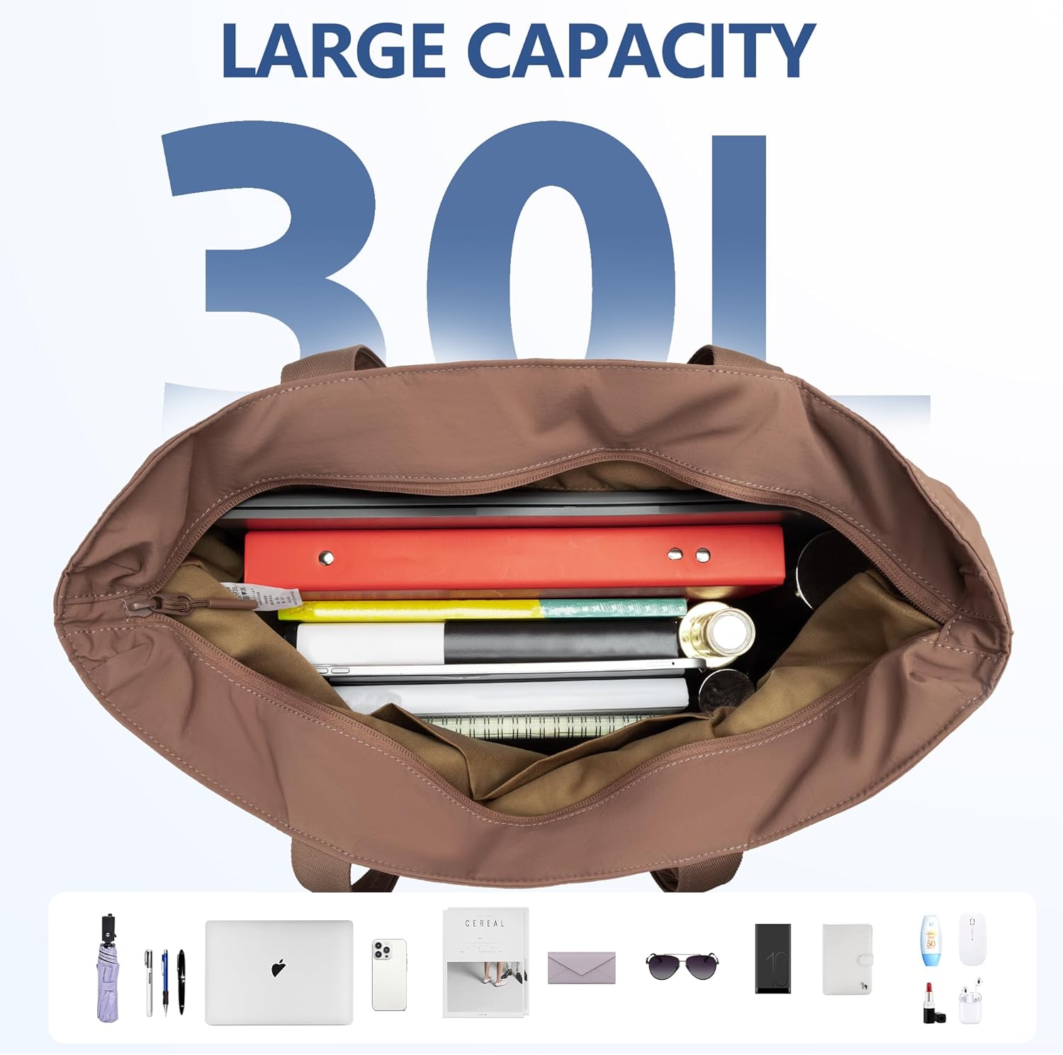 Tote Bag for Women,Large Handbag with Laptop Compartment, Shoulder Bag for Travel, Tote Bags for Work and Everyday