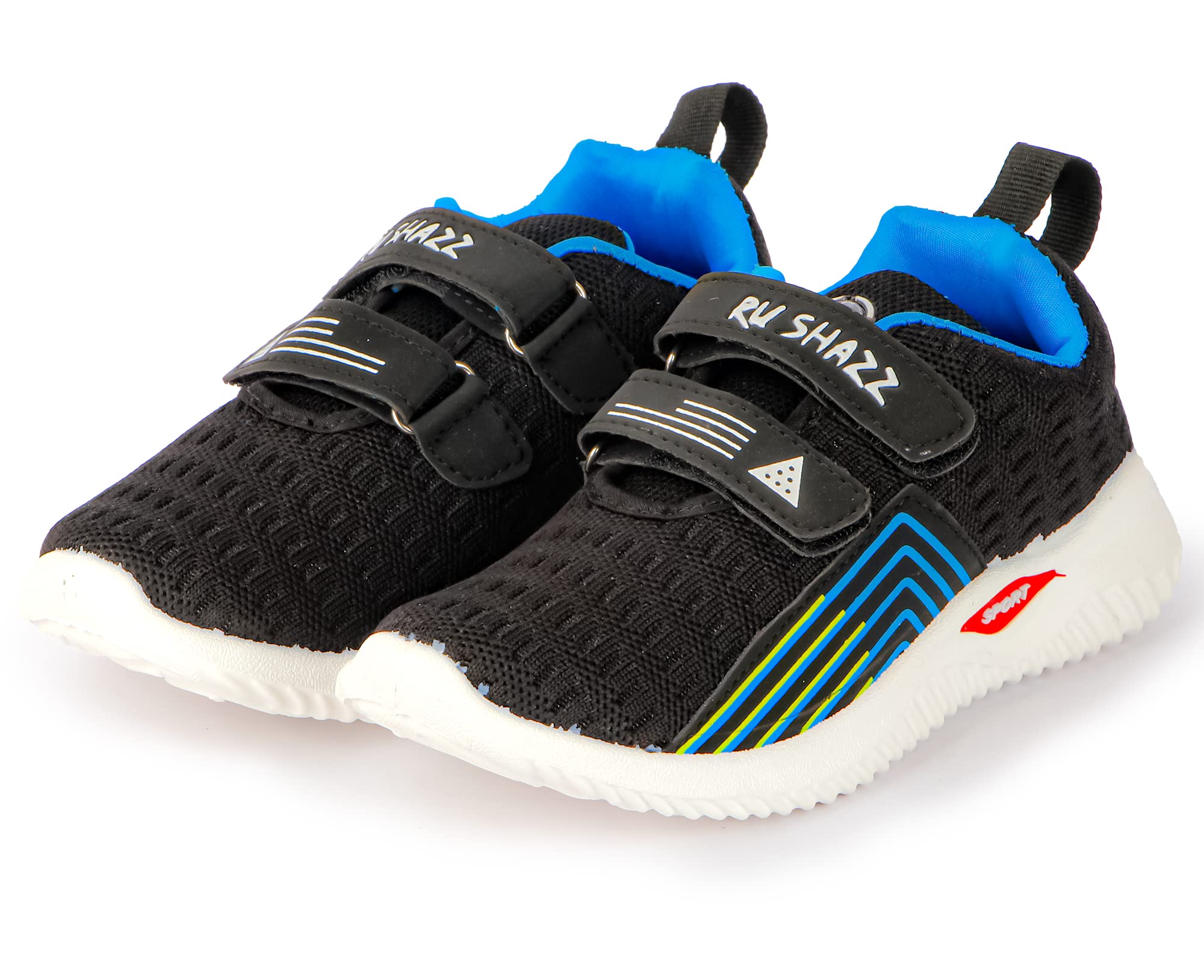RU SHAZZ Casual Shoes for Kids Boys & Girls Sporty Design Slip-On Light Weight Sneakers for Children-Model-Macho,Size-2,Black (B0C43N8F6D) Amazon Price History, Amazon Price Tracker