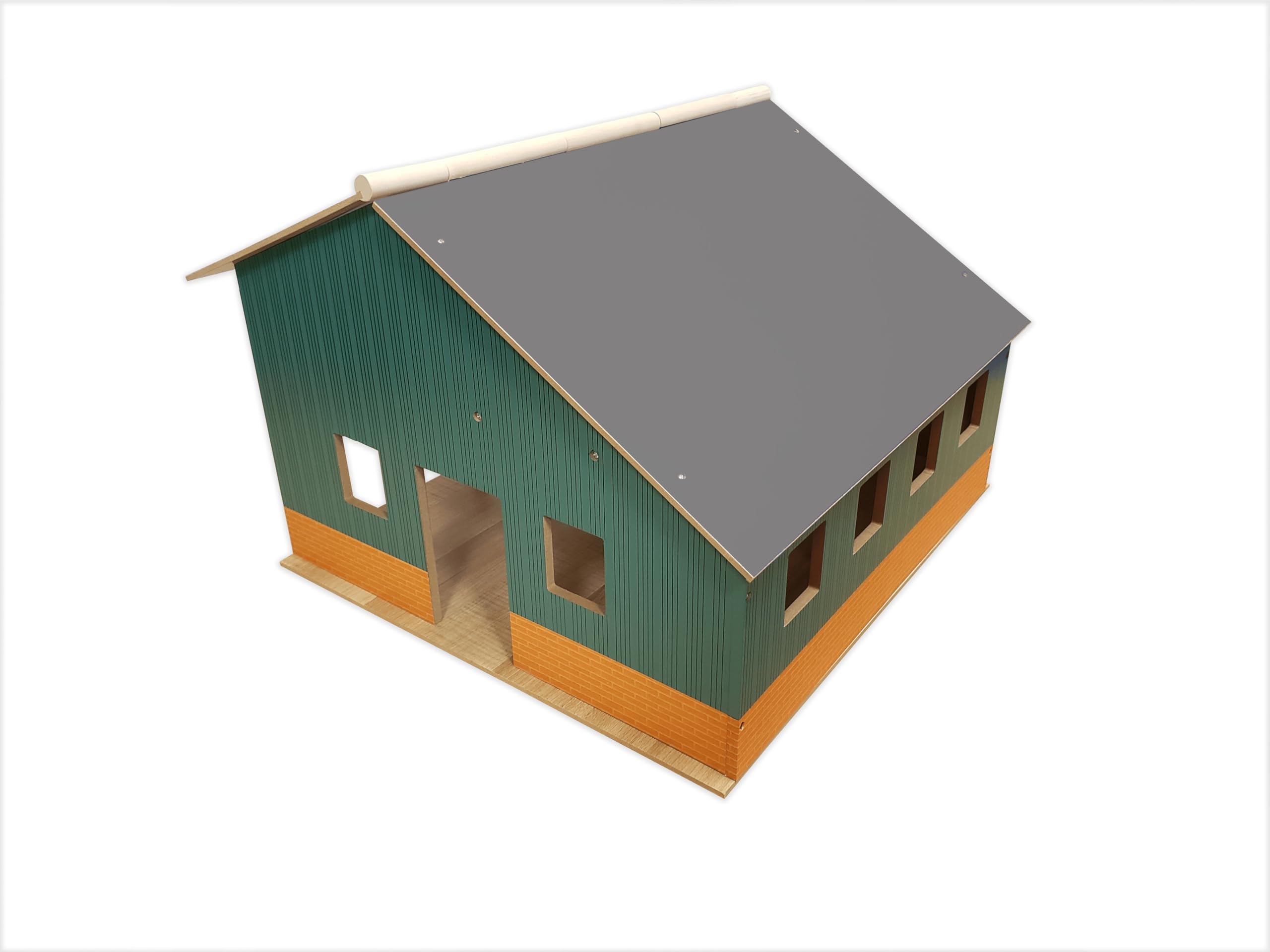 Abri De Ferme En Bois 1:16 - 53x37,5x44 Cm - Jeu Enfant Agriculteur - Stable Et Détail Réaliste