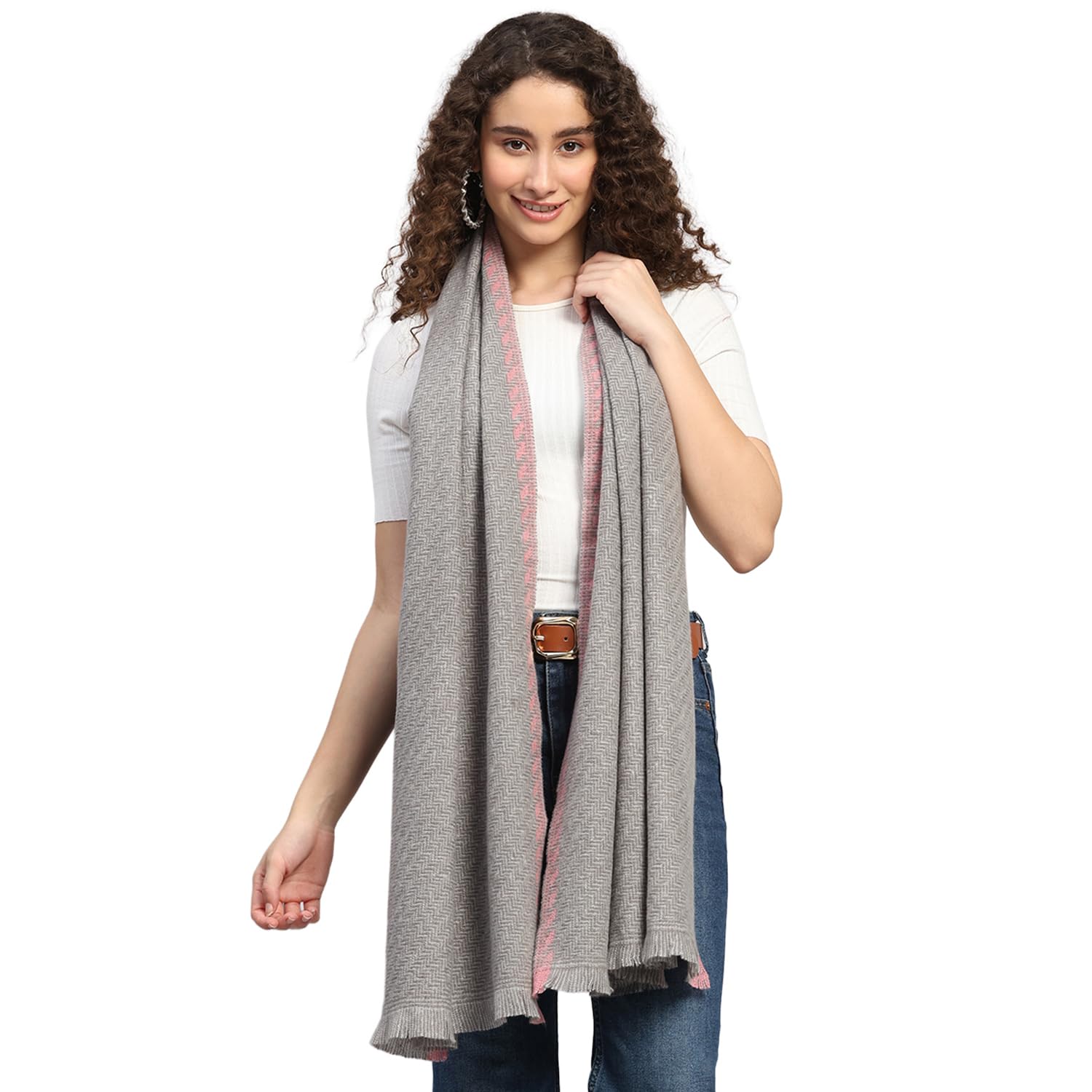 monte carlo Women's Winter Stole| Soft Warm Scarf Wrap for Ladies | Stylish Elegant Wool Shawl for Cold Weather | Trendy Winter Wear for Women| Soft Warm Scarf Wrap for Ladies (Pack Of 1)-picture-48