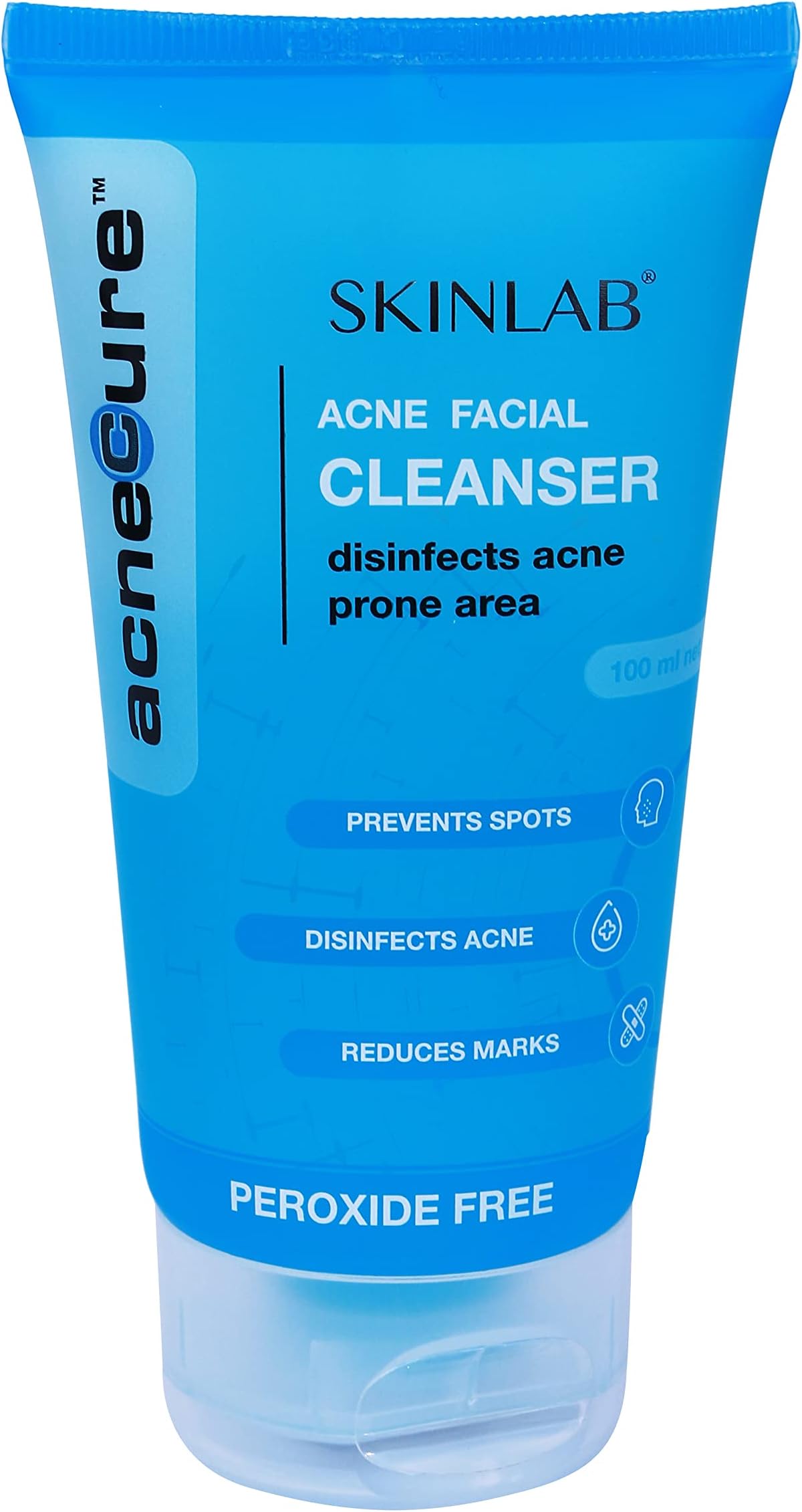 SkinLabACNECURE Facial Cleanser Non Abrasive Alcohol FREE