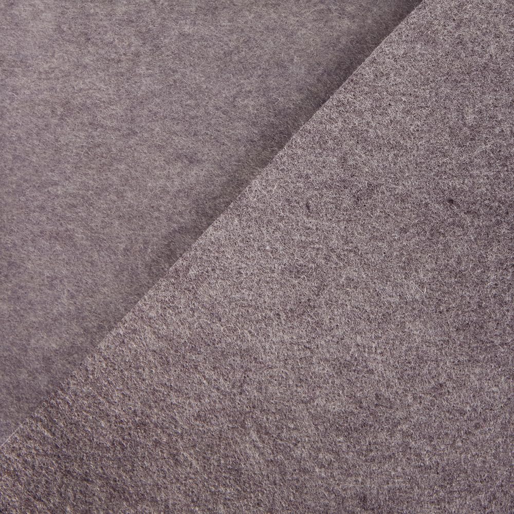 Handicraft Wool/Viscose Felt Fabric Material - Marl Grey - Felt by Oscar & Ivy (1 Metre 92cm x 100cm)
