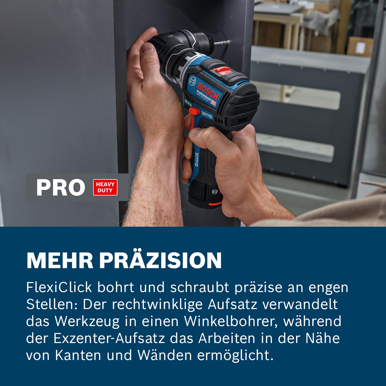 Bosch PRO 12V System Akku-Bohrschrauber GSR12V-32FC (inkl. 2,0 Ah, GAL 12V-20, GFA 12-M, GFA 12-X, GFA 12-E, GFA 12-W, L-BOXX)