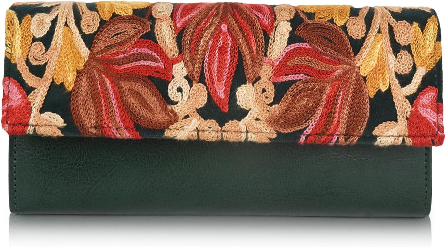 EVEDA Women Gorgeous Embrodeiry Clutch Ladies Party Wedding Purse Bag