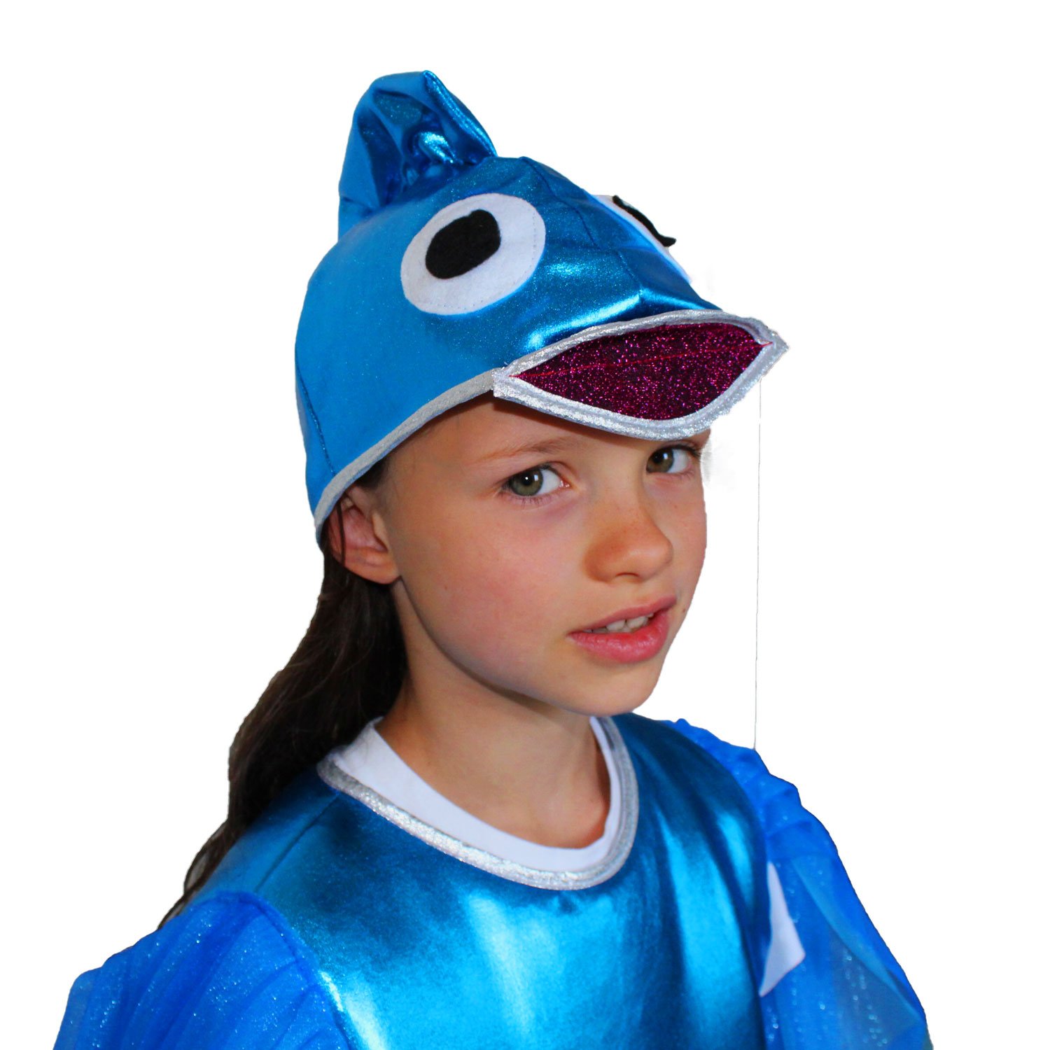Krause & Sohn Kinder Kostüm Regenbogenfisch Gr.110 Fisch-Kostüm Meer Karneval Fasching