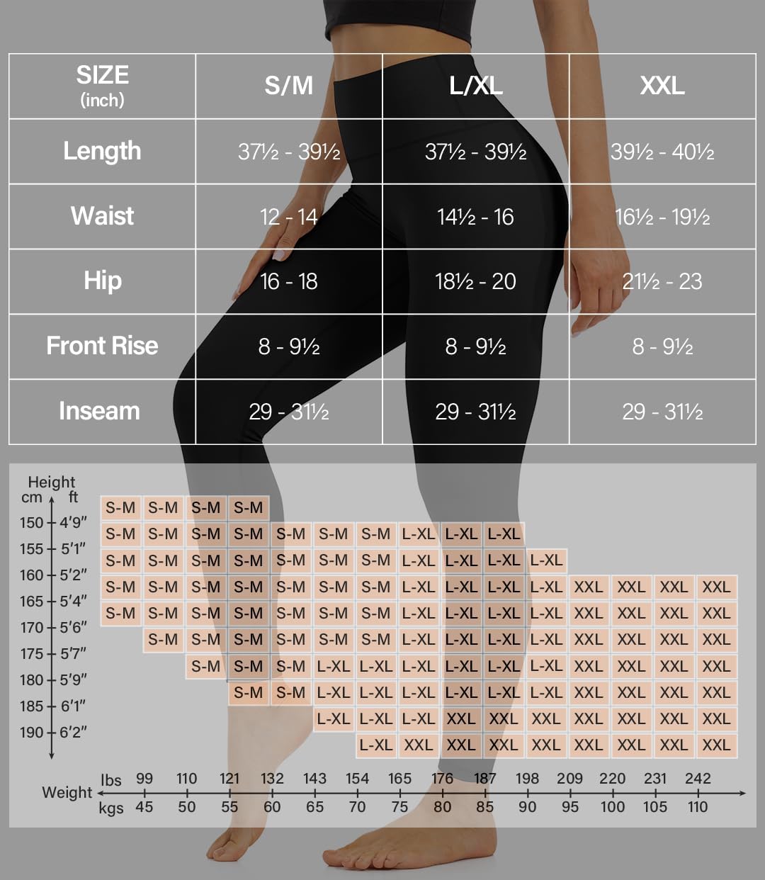 Blisset High Waist Leggings for Women - Opaque, Soft Tummy Control Athletic Pants for Yoga, Running, Workout and Gym - Image 6