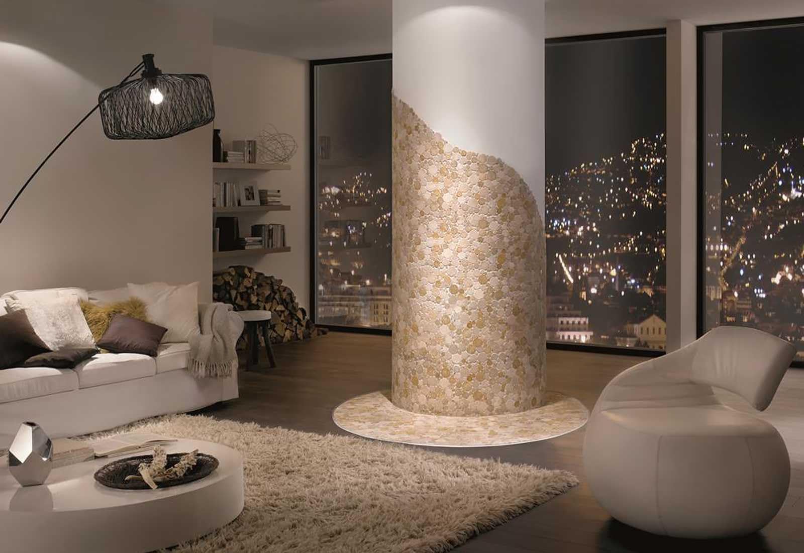 WEDI Panneaux de Construction Construct, Formes Rondes transveral 250 x 60 x 2 cm