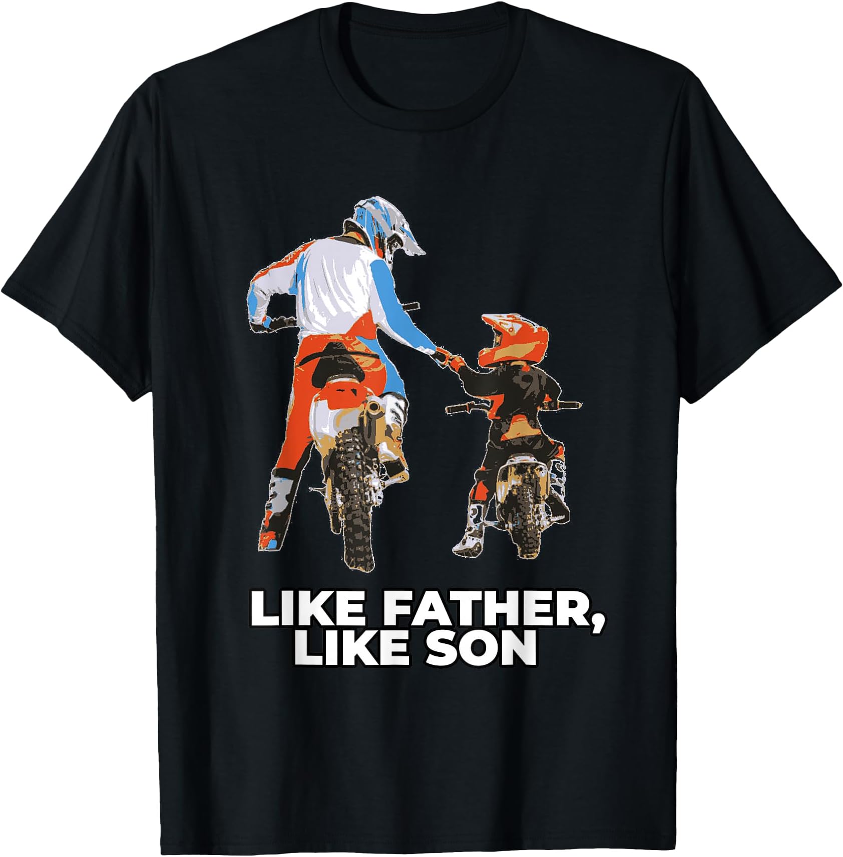 Moto Boss Braaap Dirt Bike Motocross Off-Roading T-Shirt Small