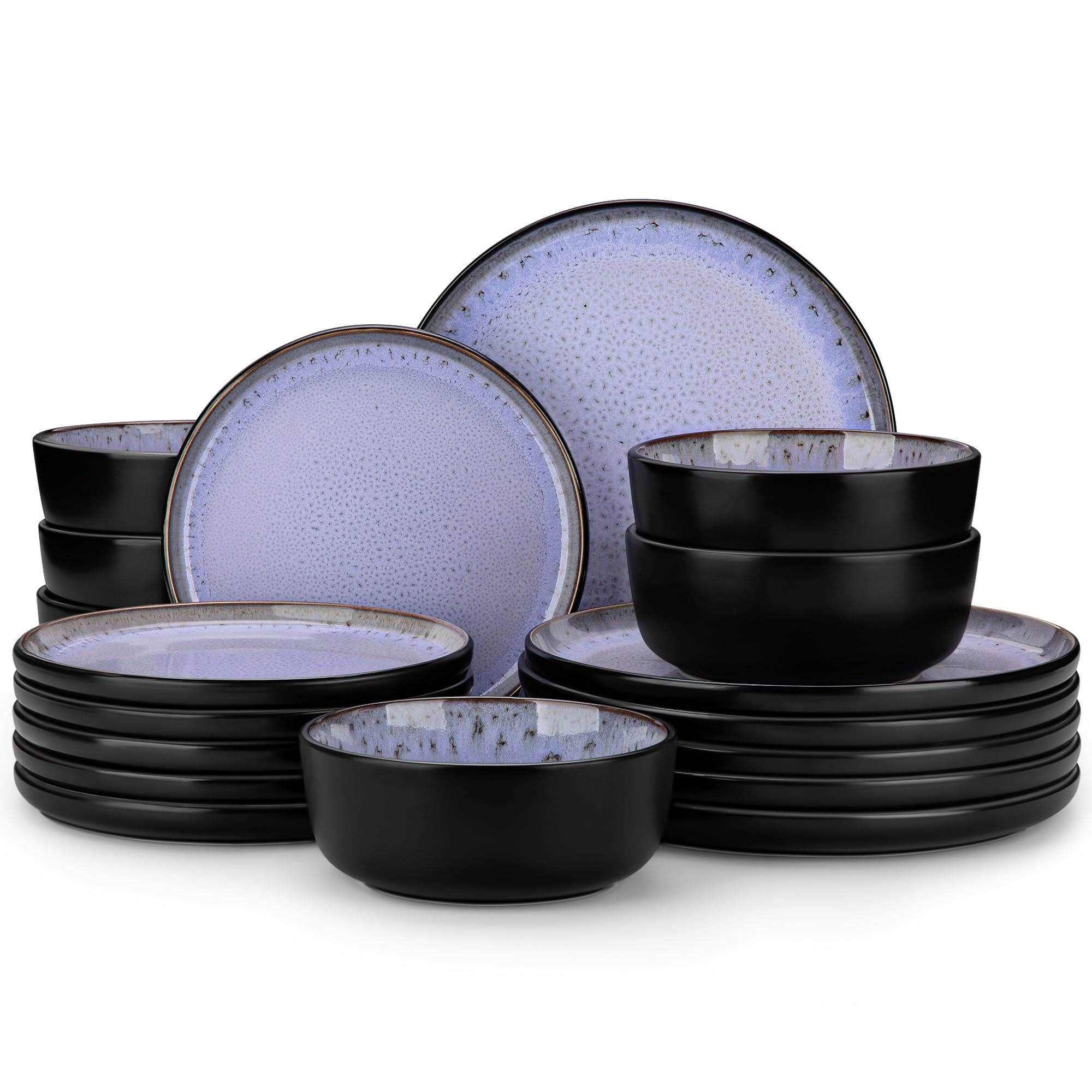 Amazon.com | vancasso Plates and Bowls Sets, 18 Pieces Stoneware