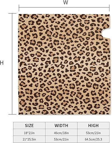 Miniatura 4 de Perinsto Fundas magnéticas para buzón con estampado de leopardo, impermeables, con textura de piel de animal, para decoración del hogar, jardín,