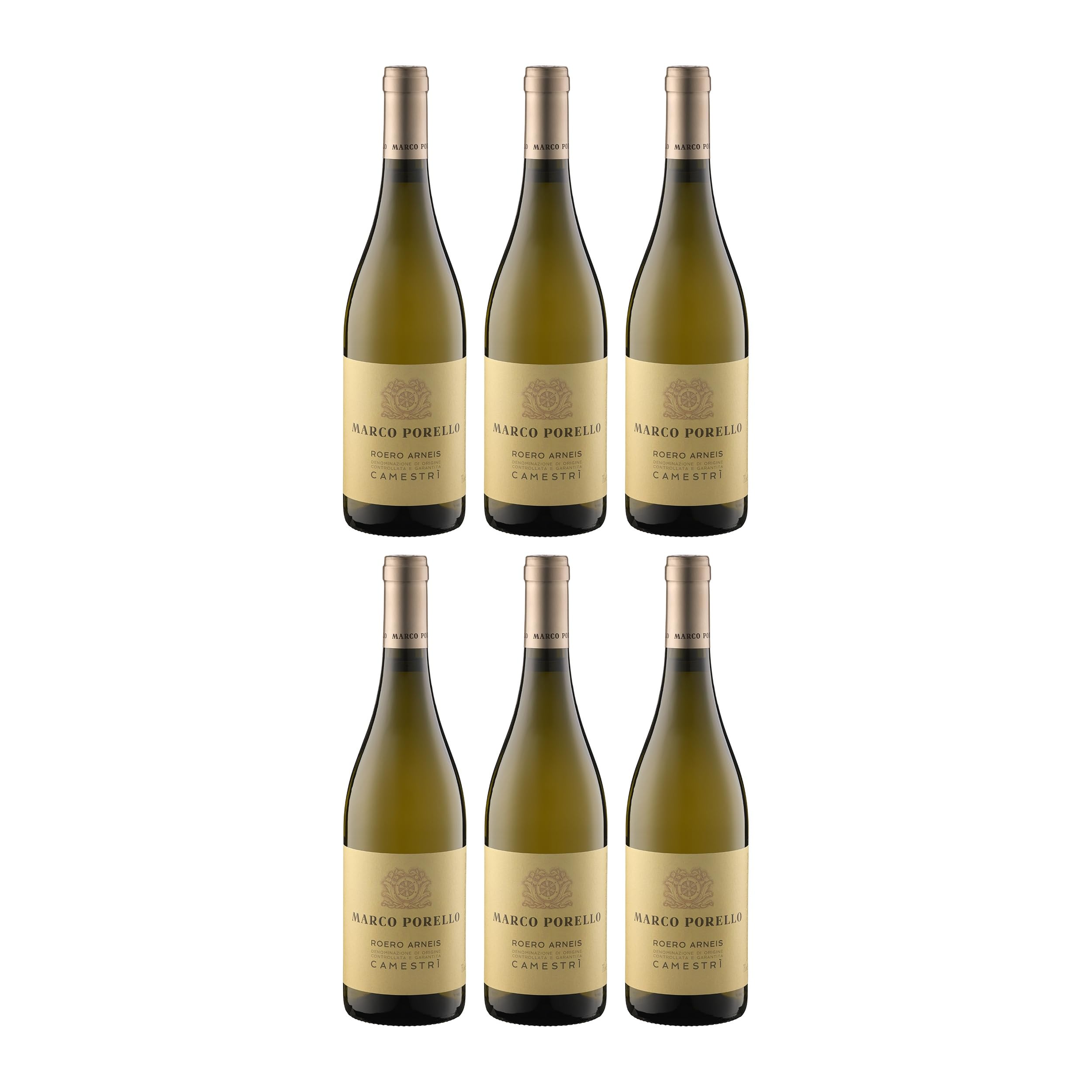 Marco Porello Roero Arneis Camestrì DOCG Weisswein Weiss trocken Italien inkl. FeinWert E-Book (6 x 0.75 l)