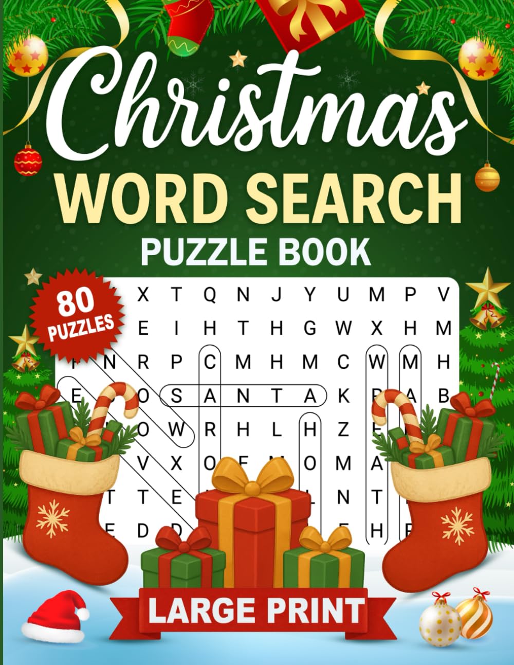 Christmas Word Search Puzzle Book