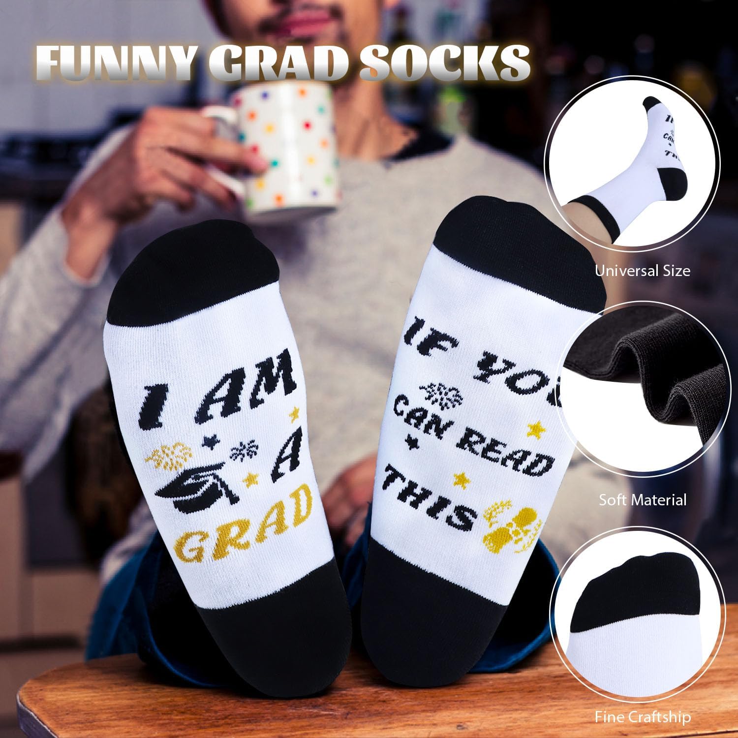 2026 Graduation Gift for Him Her, College High School Graduate Gifts Box Bulk with Tumbler Bracelet Socks Keychain Thanks Card for Class of 2026 Graduates Girls Boys Women Men