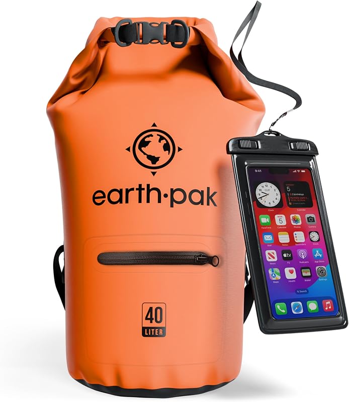 Waterproof Dry Bag with Zippered Pocket - Waterproof Dry Bag Backpack Keeps Gear Dry