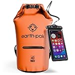 Earth Pak Waterproof Dry Bag with Zippered Pocket - Waterproof Dry Bag Backpack Keeps Gear Dry Kayak - Waterproof Phone Case