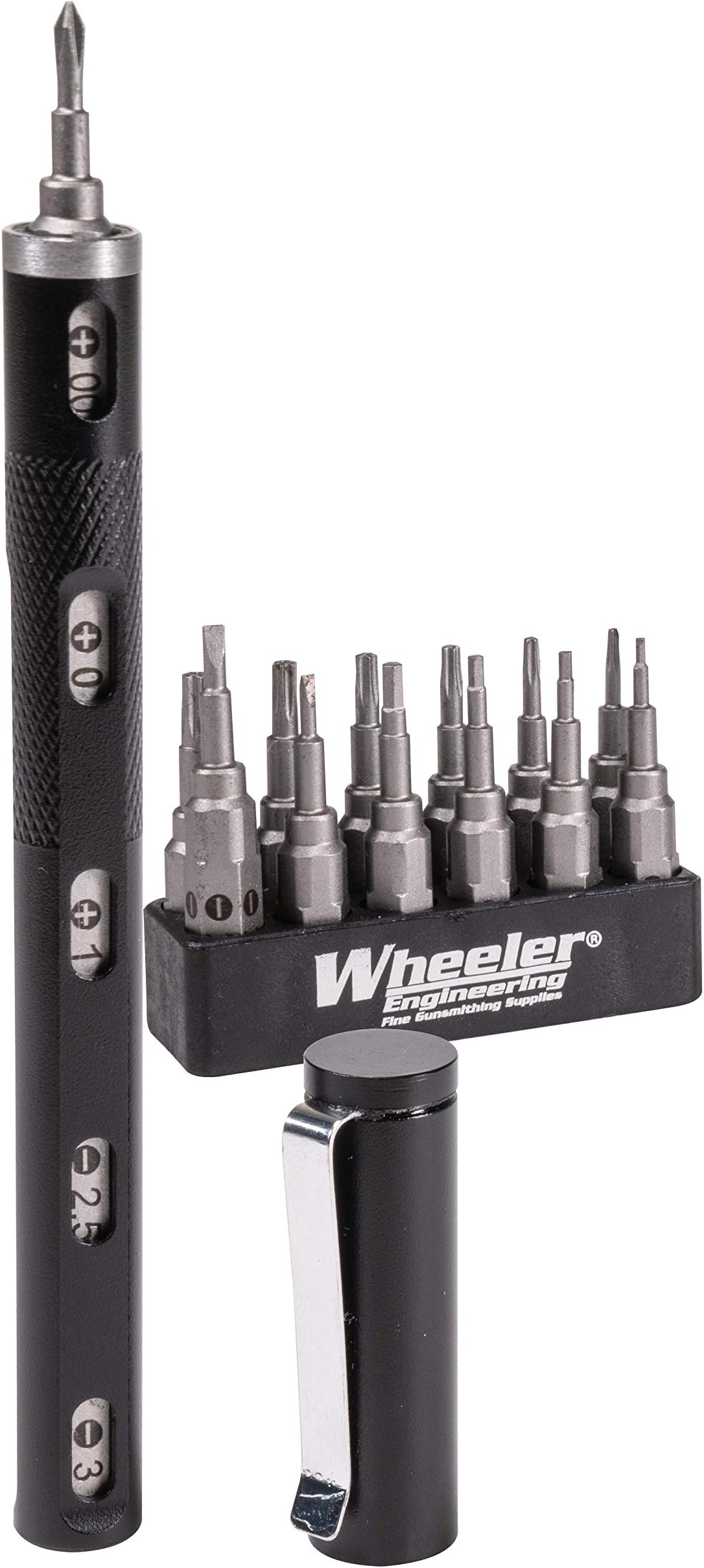 Wheeler Multi-Driver Tool Pen with Aluminum Handle for Gunsmithing and Firearm Maintenance