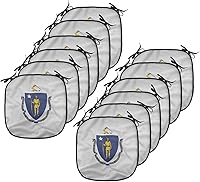 Vista 18 de Lunarable USA Chair Cushion Pad, American Cities Skylines Metropolis Architecture Sketch Style Hand Drawn Art Print, Seat Padding for Kitchen &